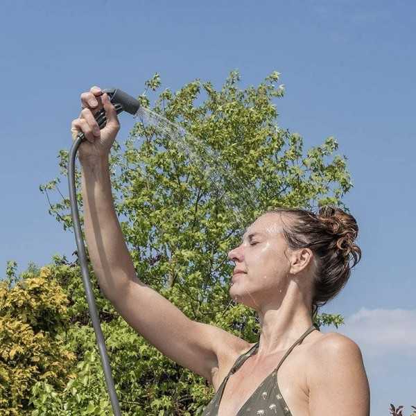 Douche de camping 11L avec pompe à pied | ProPlus | Divers accessoire