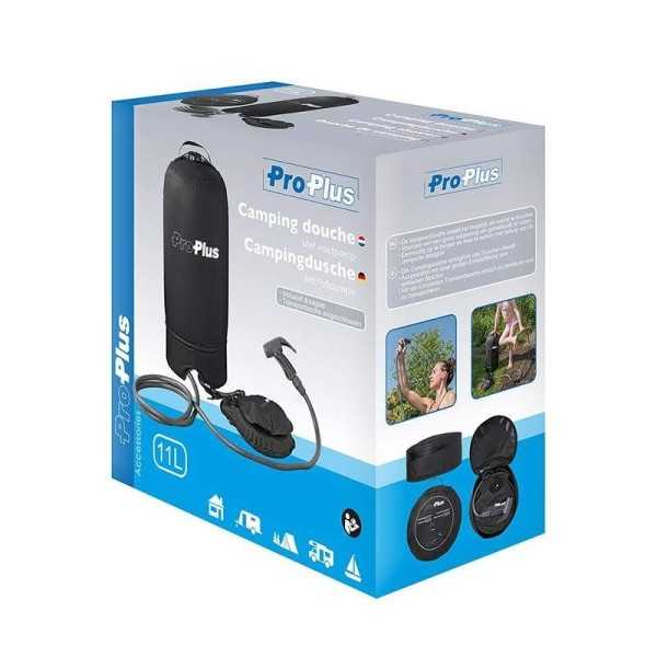 Douche de camping 11L avec pompe à pied | ProPlus | Divers accessoire