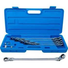 Jeu de clÃ©s Ã  oeil Ã  cliquet 8 19 mm 10 piÃ¨ces