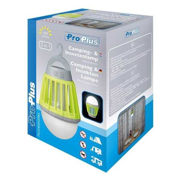 Camping & Insect lampe 2 en 1 rechargeable | ProPlus | Divers acces...