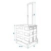 Chariot caisse pliant 25kg | ProPlus | Manutention