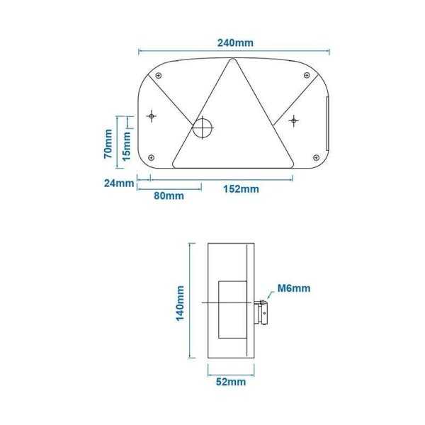 Aspöck Multipoint II feu arrière droite | ProPlus | Éclairage