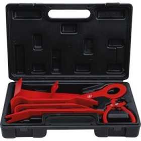 Jeu de coins pour garnitures diverses formes avec pince Ã  dÃ©garnir pour agrafes 6 piÃ¨ces