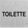 Plaque de porte " Toilette " 60x60mm