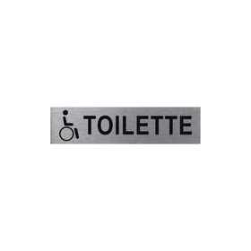 Plaque de porte " Behinderten Toilette " 160x40mm