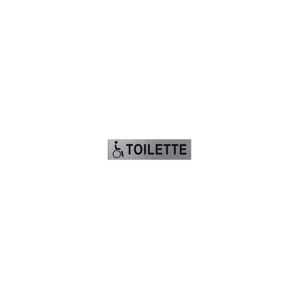 Plaque de porte " Behinderten Toilette " 160x40mm