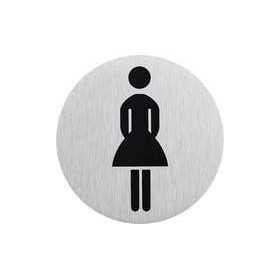 Plaque de porte " icÃ´ne femme " 75mm