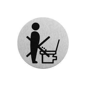 Plaque de porte " icÃ´ne s'il vous plait sieger " 75mm