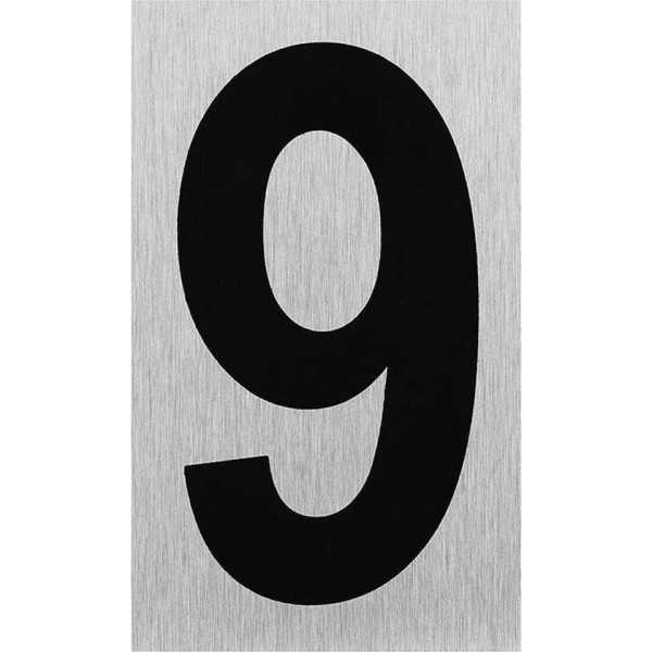 Plaque de porte " 9 " 100x60mm