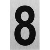 Plaque de porte " 8 " 100x60mm