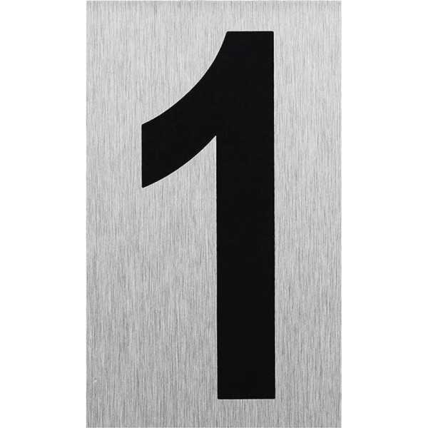 Plaque de porte " 1 " 100x60mm
