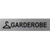 Plaque de porte " Gaderobe " 160x40mm