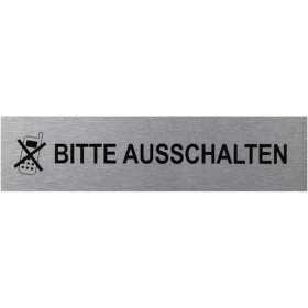 Plaque de porte " Handy bitte aus schalten " 160x40mm