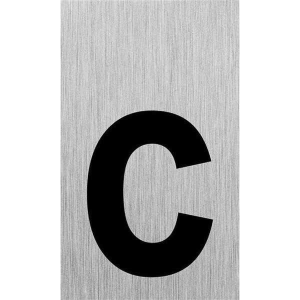 Plaque de porte " c " 100x60mm