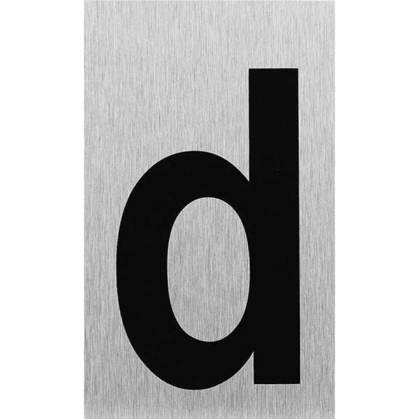 Plaque de porte " d " 100x60mm