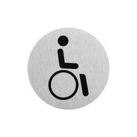 Plaque de porte " icÃ´ne handicapÃ©s " 75mm