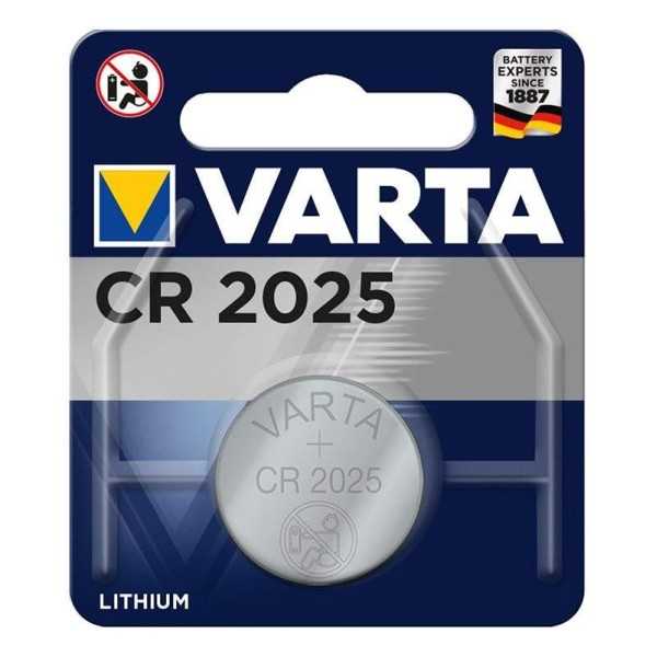 Varta Lithium CR2025 pile bouton 3V dans blister