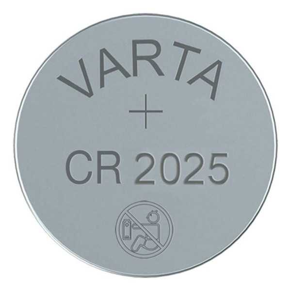 Varta Lithium CR2025 pile bouton 3V dans blister | ProPlus | Pile