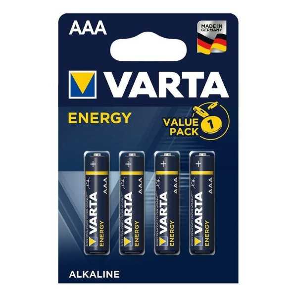 Varta Energy Alkaline Batterien AAA 4 StÃ¼ck im Blister
