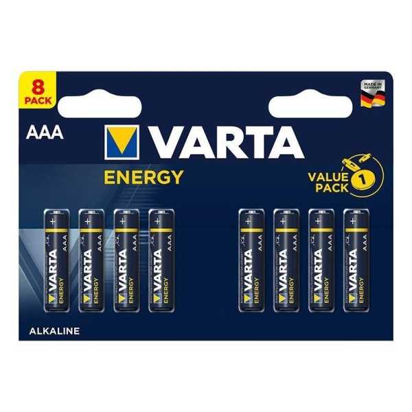 Varta Energy Alkaline piles AAA 8 piÃ¨ces dans Multi-pack