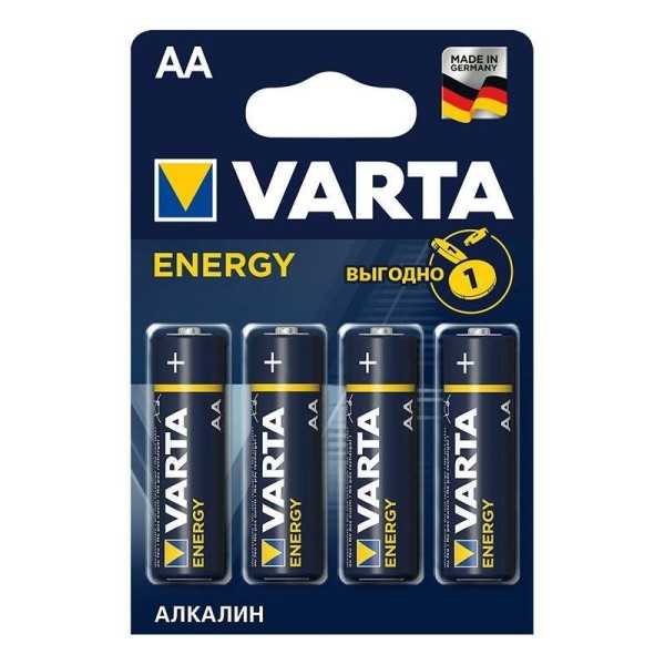 Varta Energy Alkaline piles AA 4 piÃ¨ces dans blister