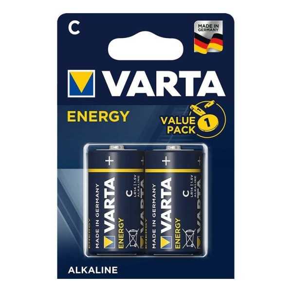 Varta Energy Alkaline piles C 2 piÃ¨ces dans blister