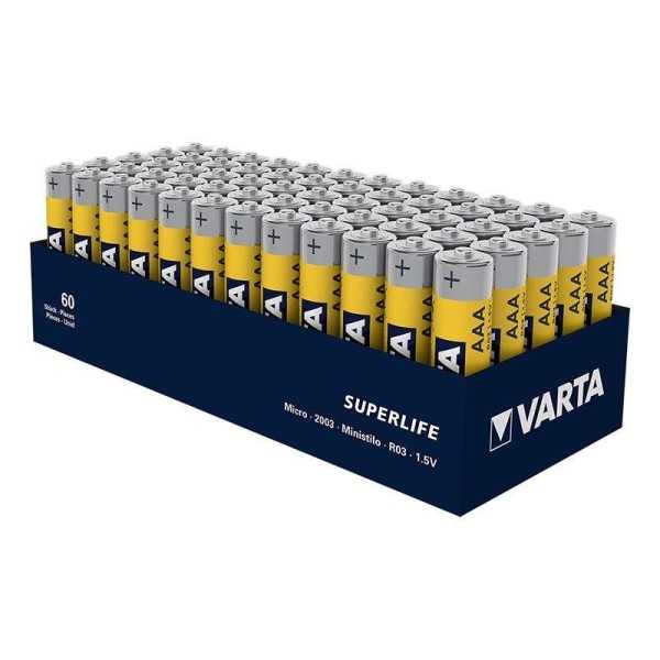 Varta Superlife piles AAA 2 piÃ¨ces dans feuille