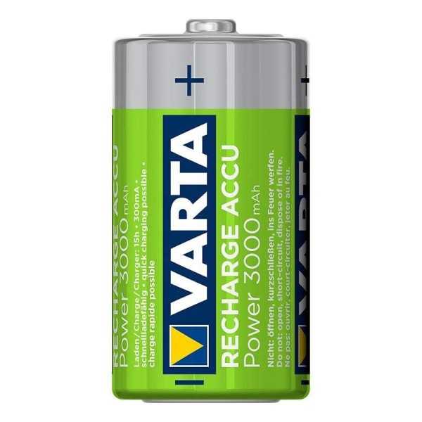 Varta Recharge Accu Power piles C 3000 mAh 2 pièces dans blister | ...