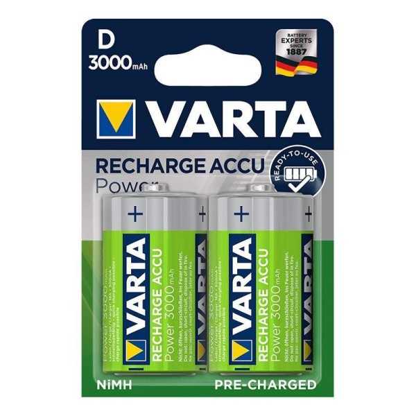 Varta Recharge Accu Power piles D 3000 mAh 2 piÃ¨ces dans blister