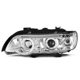 PHARES ANGEL EYES CHROME convient BMW X5 E53 09