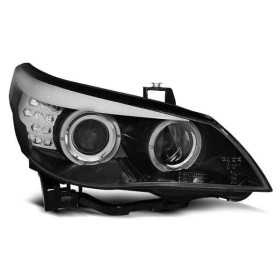 PHARES ANGEL EYES NOIR VOYANT convient BMW E60 / E61 03-07