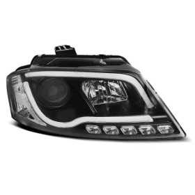 PHARES TUBE LUMINEUX DRL NOIR convient AUDI A3 8P 08-12 | tuning te...