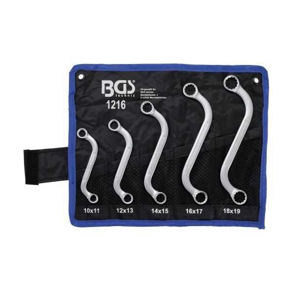 Jeu de clÃ©s Ã  Å“il doubles en S 10 x 11 18 x 19 mm 5 piÃ¨ces