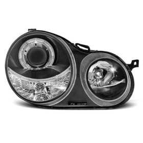PHARES ANGEL EYES NOIR convient VW Polo 9N 11/01 au 04/05