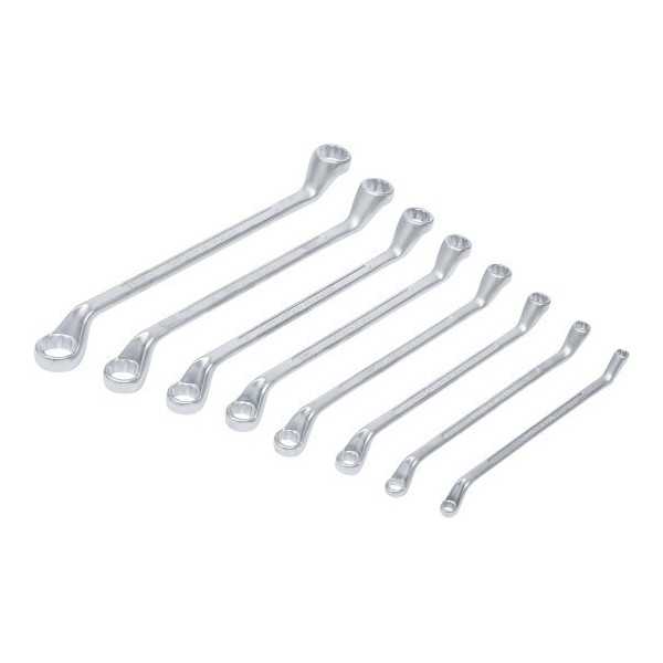 Jeu de clÃ©s Ã  Å“il doubles coudÃ©es 6 x 7 20 x 22 mm 8 piÃ¨ces