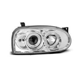PHARES ANGEL EYES CHROME VW GOLF 3 correspond Ã  09