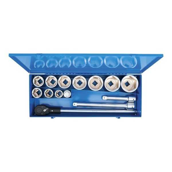 Coffret de douilles 25 mm 1" 15 piÃ¨ces