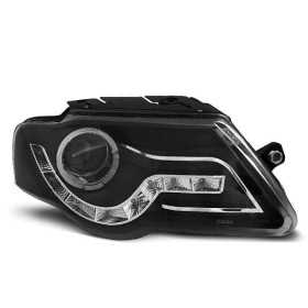 PHARES DAYLIGHT NOIR VW convient PASSAT B6 3C 03