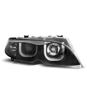 PHARES ANGEL EYES NOIR 3D convient BMW E46 S 09/01 au 03/05 / T NOIR
