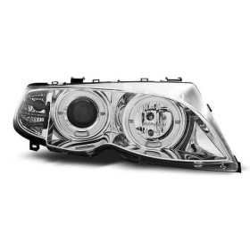 PHARES ANGEL EYES CHROME convient BMW E46 09/01 au 03/05