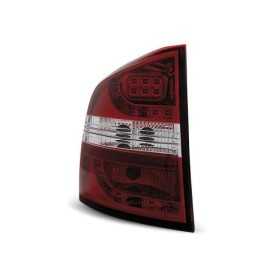 LED FEUX ROUGE BLANC fits SKODA OCTAVIA II KOMBI 04-12