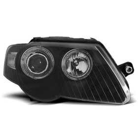 PHARES ANGEL EYES NOIR convient VW PASSAT B6 3C 03