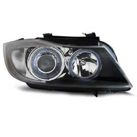 PHARES ANGEL EYES NOIR convient BMW E90 / E91 03/05 au 08/08 | tuni...