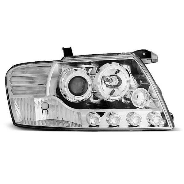 MITSUBISHI PAJERO V60 00-06 ANGEL EYES CHROME