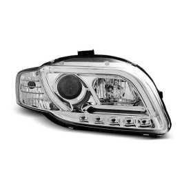 PHARES TUBE LUMINEUX CHROME convient AUDI A4 B7 11/04 au 03/08 | tu...