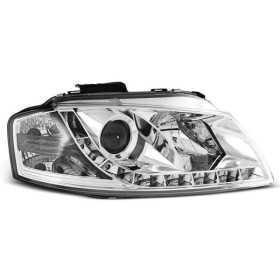 PHARES DAYLIGHT CHROME convient AUDI A3 8P 05/03 au 03/08
