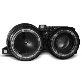 PHARES ANGEL EYES NOIR convient BMW E30 11