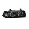 PHARES ANGEL EYES NOIR CCFL convient BMW E36 C 12