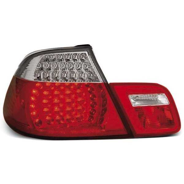 LED FEUX ROUGE BLANC fits BMW E46 04
