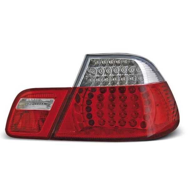 LED FEUX ROUGE BLANC fits BMW E46 04